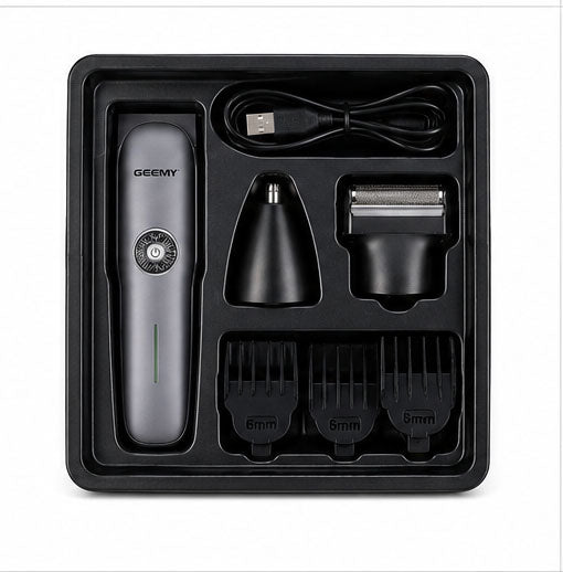 GEEMY GM6720 Professional 3-in-1 Shaver & Trimmer Set – USB Rechargeable