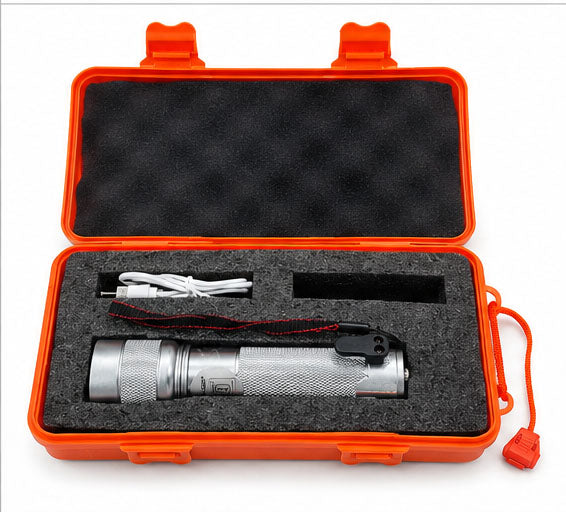ROCK LIGHT M62 Rechargeable LED Flashlight | High Brightness | USB Rechargeable