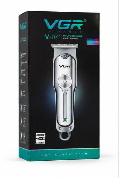 VGR V-071 Professional Hair Trimmer – Cordless Rechargeable Grooming Trimmer